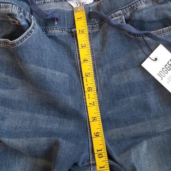 YMI Junior High-Rise Denim Ankle Jogger Size Medium - Picture 11 of 15